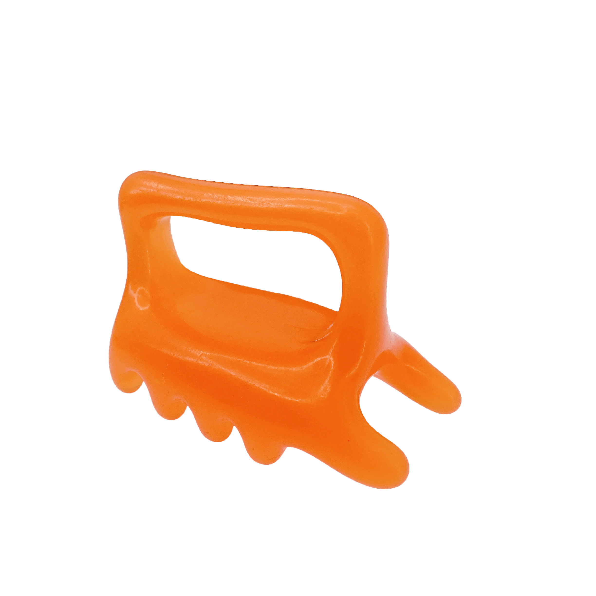 Natural Resin Chinese tool Back Massage Massager Body Acupuncture Scraping Bee Wax Plate GuaSha Scrape Circular Blood Therapy: Orange