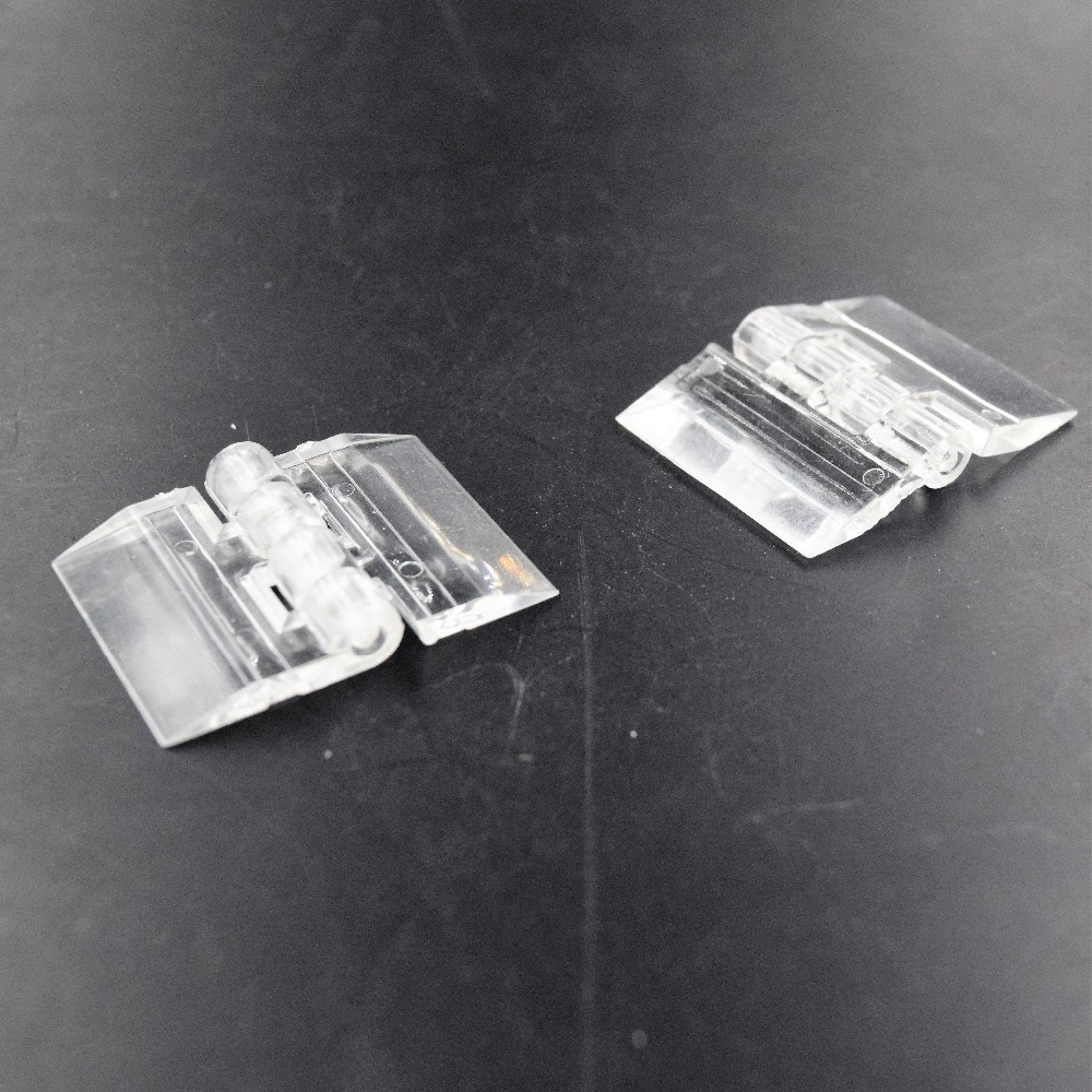10 stuks Plastic Vouwen Scharnieren Transparant Plexiglas Scharnier Duurzaam Helder Acryl
