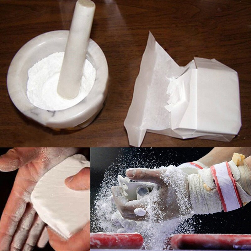 Wit Magnesiumcarbonaat Krijt Blok Voor Sport Gymnastiek Gym Gewichtheffen Horizontale Parallelle Staven Gymnastiek Ringen Training