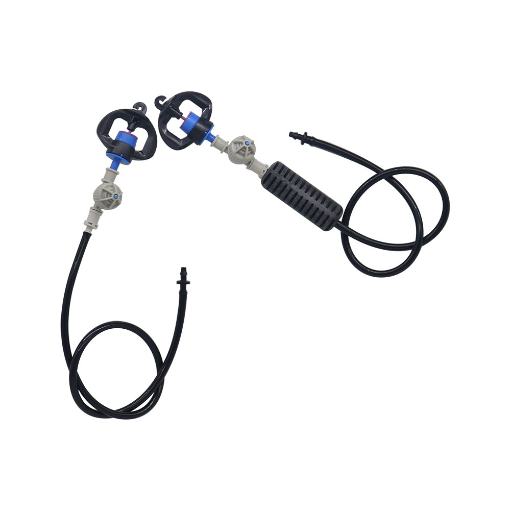 10 sets Rotary misting Atomized micro-nozzles Spherical Anti-drip Device Hanging Hammer water kits garden irrigation fittings