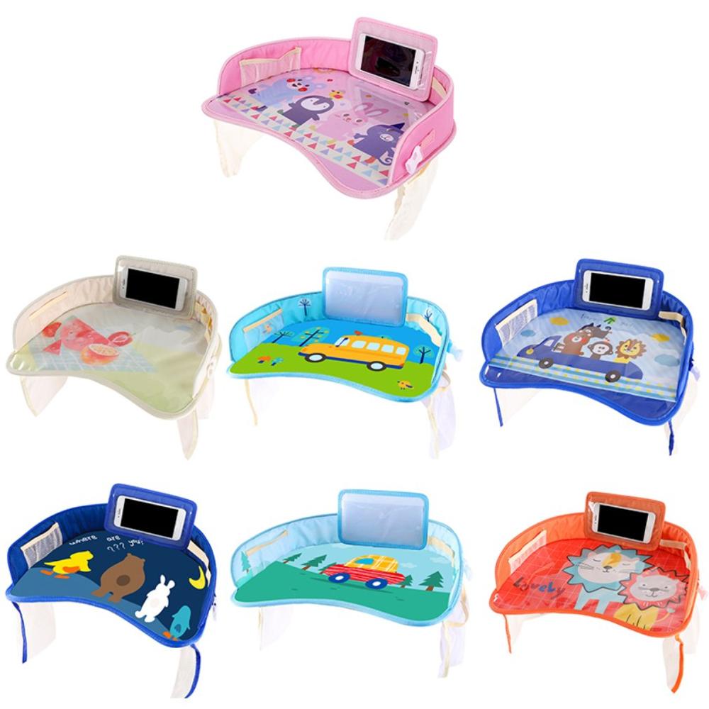 Voiture bébé sécurité siège plateau enfant voiture stockage petite Table étanche palette multi-fonction plateau chariot Oxford tissu