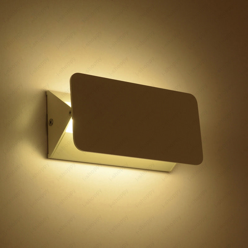 Indoor 5 W/10 W/15 W LED Wandkandelaars Lichtpunt Hoek Verstelbare Lamp Vestibule Woonkamer gangpad Wit Shell