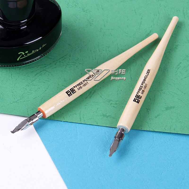 Lifemaster jujiang nib pen / springvand dip pen rundt tip til kalligrafi / tegneserie maleri / musikalsk notation kunst