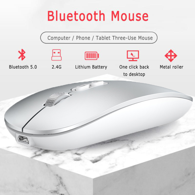 C-tyypin langaton hiiri tietokoneen bluetooth-hiiri hiljainen pc-hiiri ladattava ergonominen hiiri 2.4g usb-optinen hiiri kannettavaan tietokoneeseen