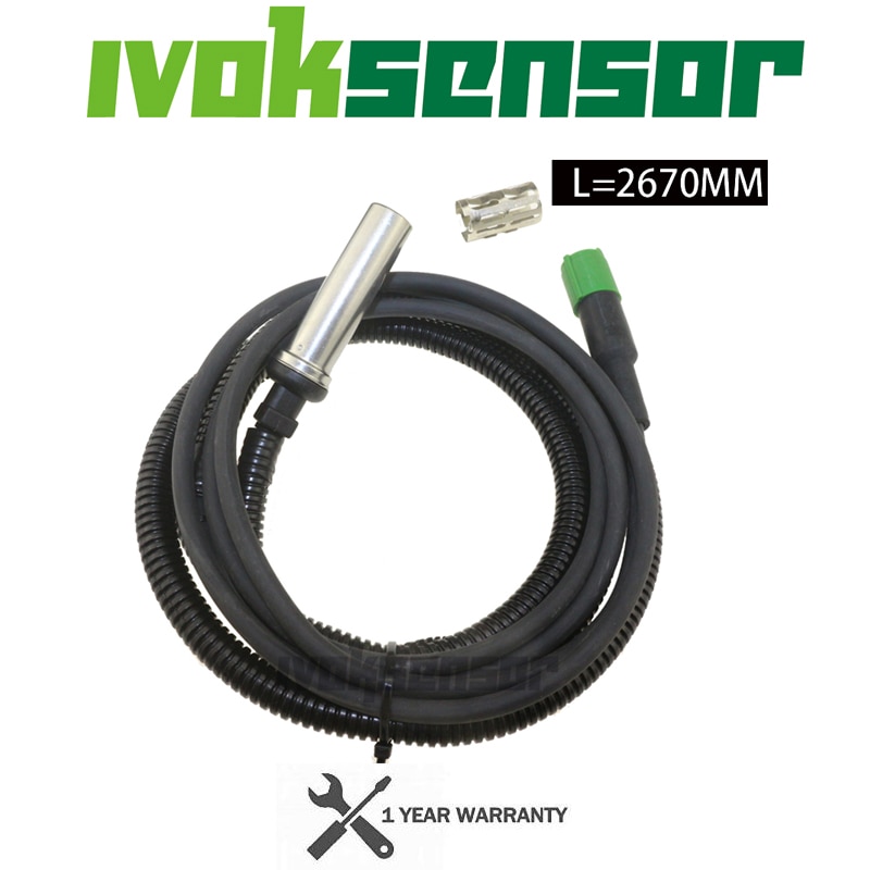 Truck EBS ABS Wheel Speed Sensor Straight L2670MM For Volvo Scania 4/P/G/R/T-Series Bus 4-Series 4x2 6x2 8x2 4410329250 1530694