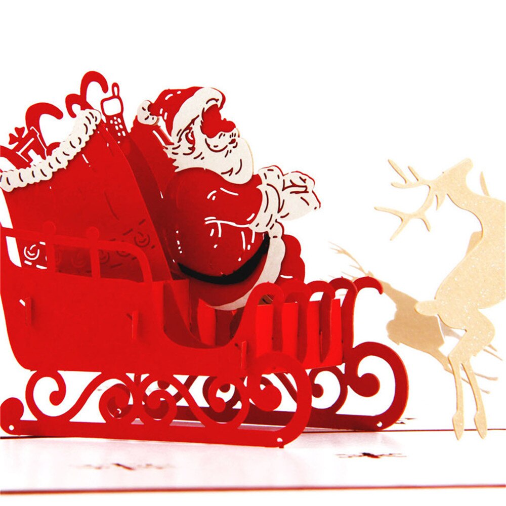 25# Cards Details About 3d Up Card Christmas Greeting Baby Happy For Girl Kids Cards With Envelope Stickers: D