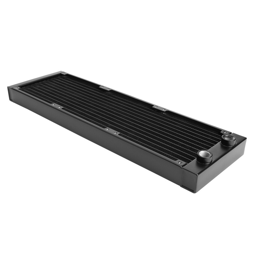 PC Water Cooling 12 Tubes Aluminum Radiator CPU Heat Sink Exchanger For Computer Water Cooling