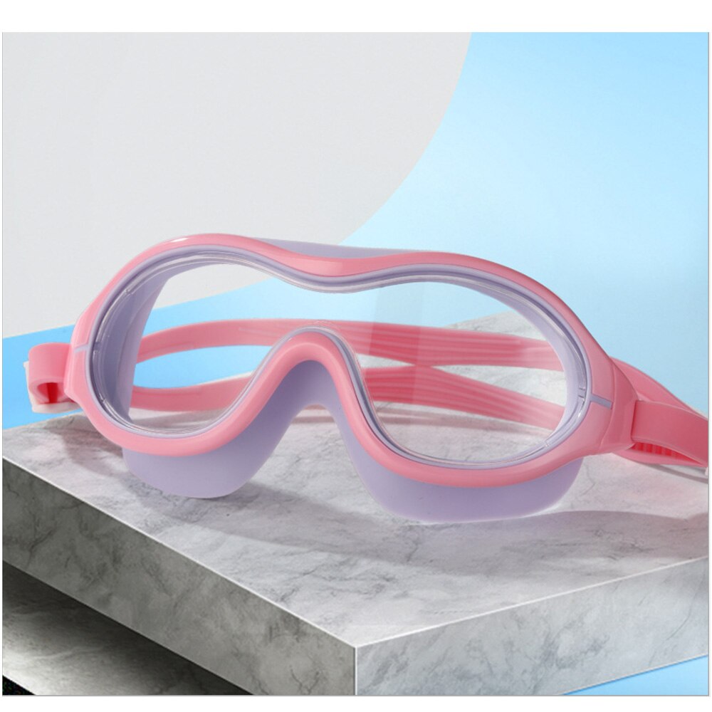 swimming goggles big frame HD trend waterproof anti-fog swimming glasses men and women adult goggles