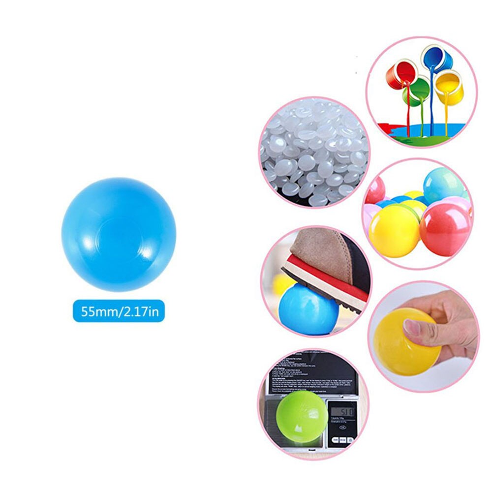 100 Pcs Marine Ball Soft Plastic Balls Fun Baby Swimming Pool Toy Pool Wave Ball Diameter 5.5 Cm