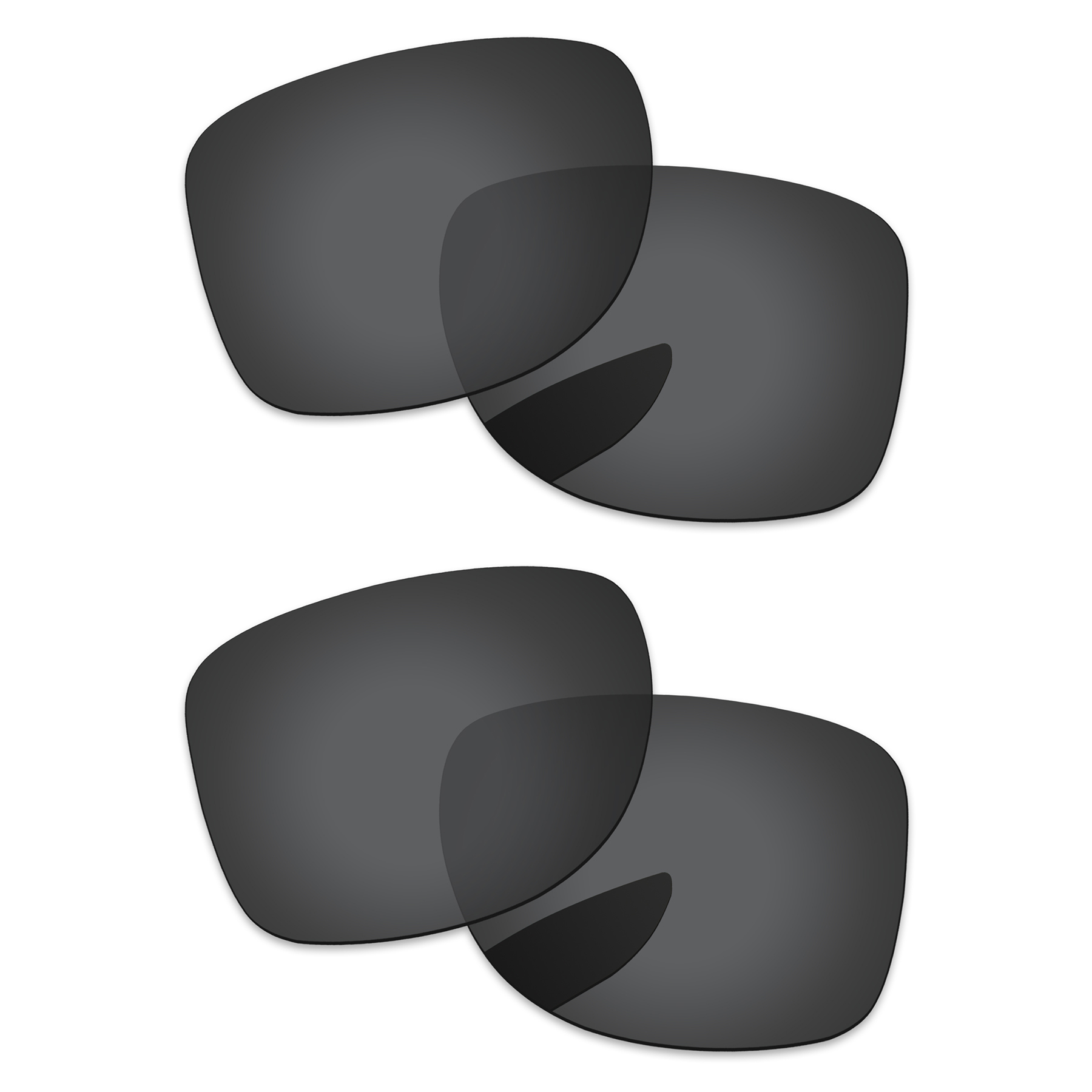 Alphax Vervanging Lenzen Voor Authentieke Gauge 8 L OO4124-62 Zonnebril Gepolariseerde-Meerdere Opties: 2 Pairs-Black-Black