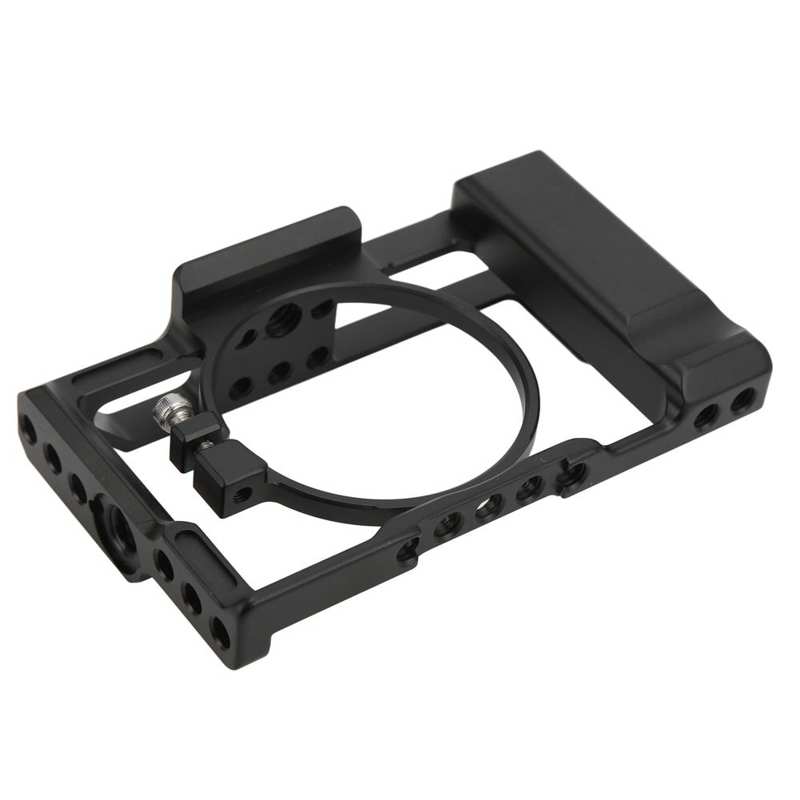 Aluminium Camera Cage Rig Beschermhoes Met 1/4in 3/8in Schroef Gaten Voor Sony RX100 M6 slr Camera Fotografie Accessoires