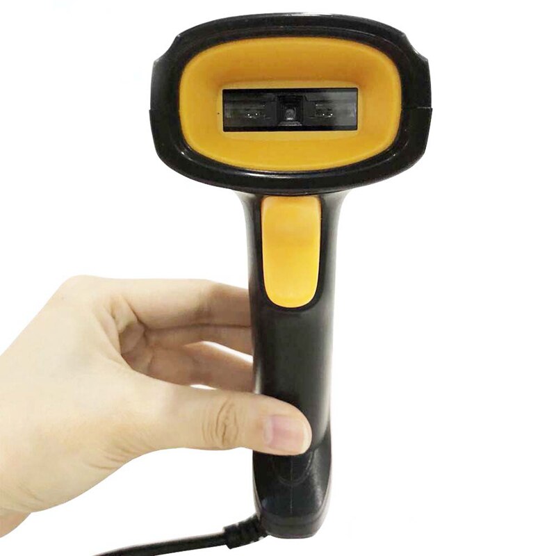 Drahtlose 2D Barcode Scanner Farn Transfer verdrahtet QR Code PDF 417 Bar Code Scanner für Inventar POS Terminal H1 und H1W