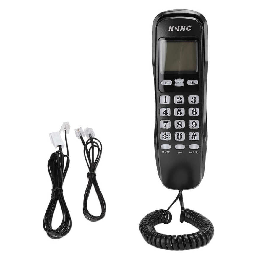 Kx  t888 cid opkalds -id display hjemmekontorstelefon (britisk telefonlinje med tilfældig farve) fastnettelefon til hjemmetelefon: Sort