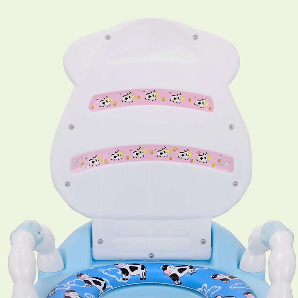 Baby potte toilet træningssæde bærbart plastik pottetræner børn indendørs baby potte stol plastik #39