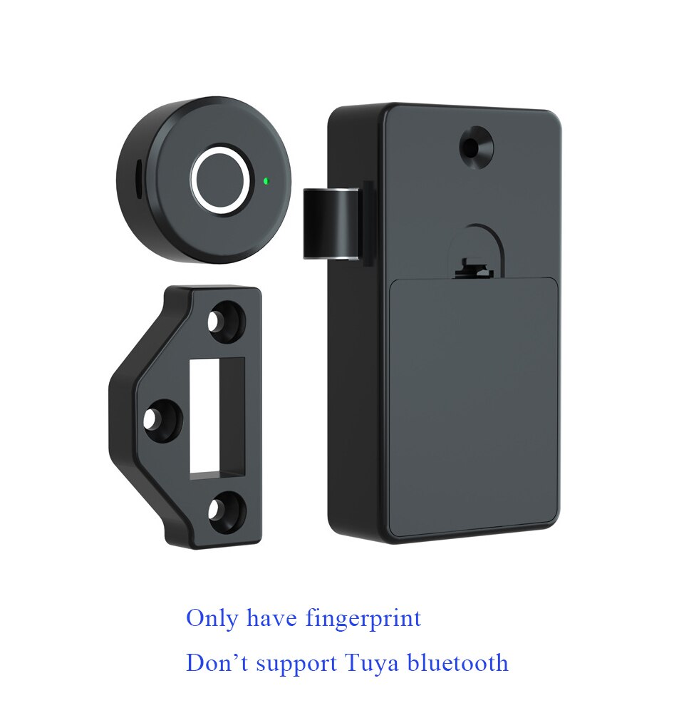 Tuya APP Bluetooth Remote Control Fingerprint Cabinet Drawer Lock: Only Fingerprint