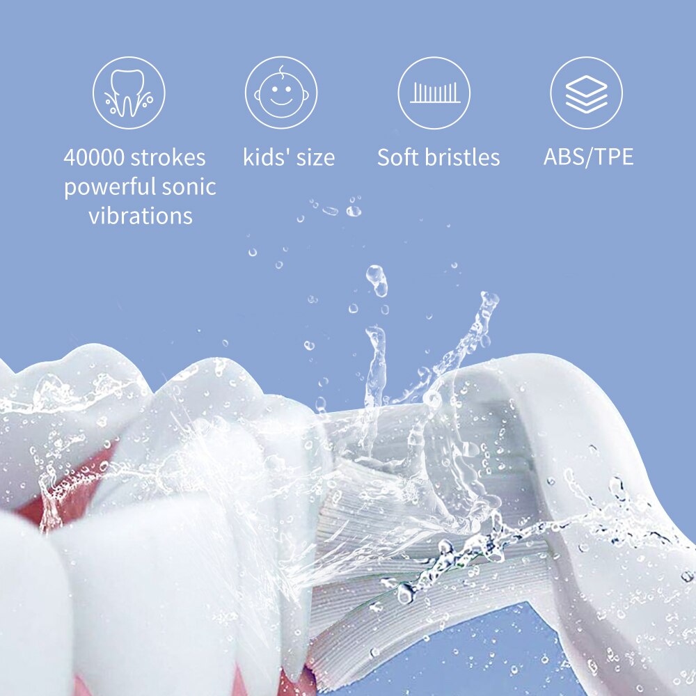 Seago-cepillo de dientes eléctrico recargable, 5 modos, blanqueador, limpieza dental, cuidado bucal , caja de viaje