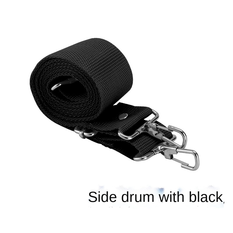 Accesorios para Instrumentos Musicales, correa ancha de 3,6 CM, tambor pequeño con número de tambor, accesorios universales: Negro