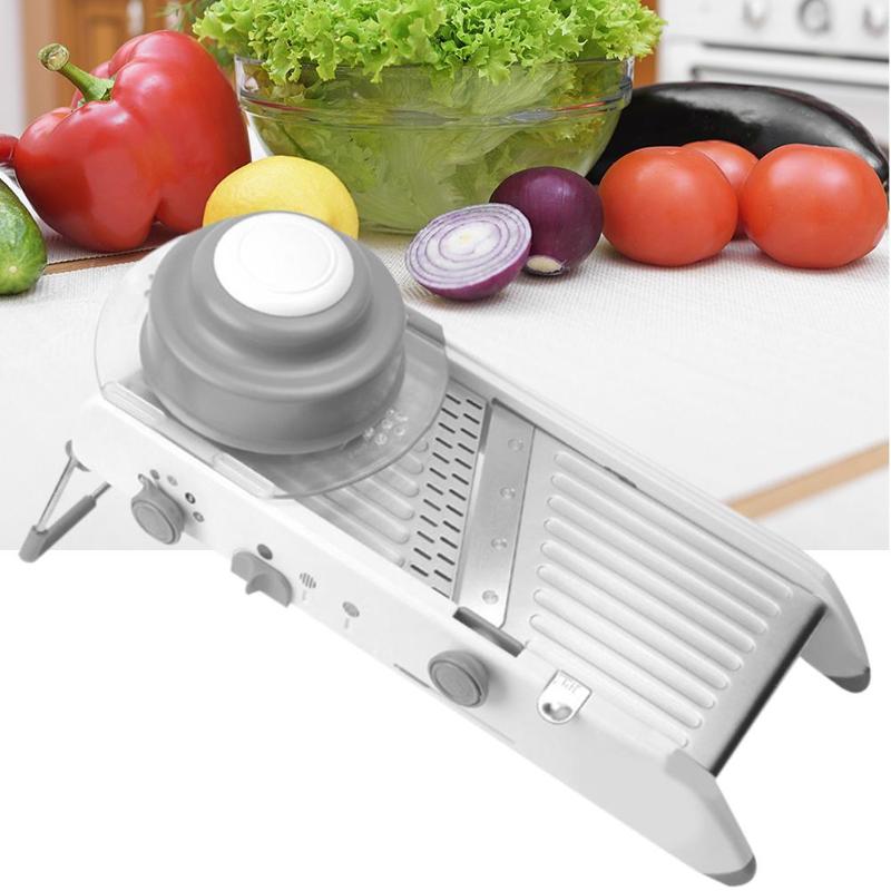 Groente-fruit snijder roestvrij staal handmatige groente-fruit aardappel snijder hakselaar keukengereedschap babyvoedselmolens