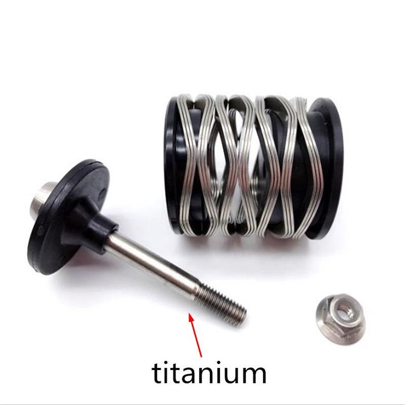 Folding bicycle rear shock absorber titanium screw for brompton bike Ultra-light shock absorber