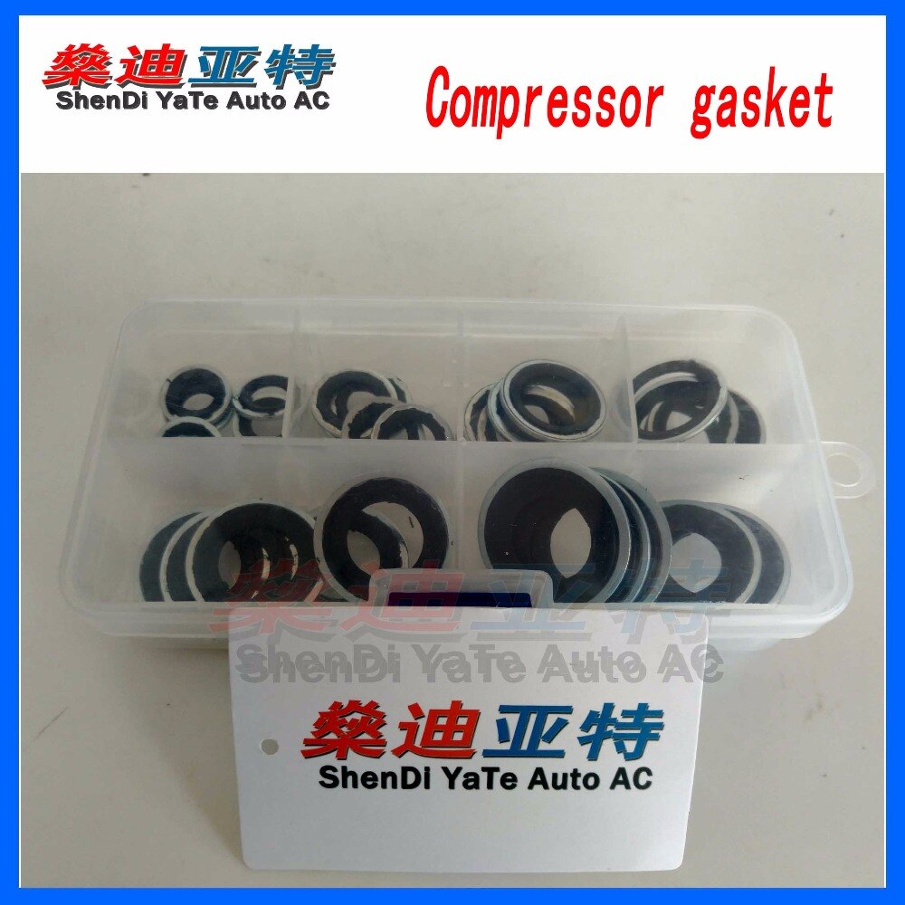 ShenDi YaTe Auto AC Car / Automotive Air Conditioning Compressor Gasket O-Ring Repair Seals for V5 compressor (30pcs / set)