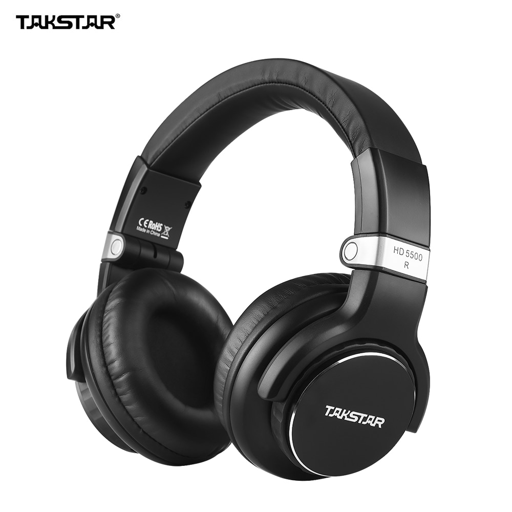 TAKSTAR HD 5500 Over Ear Headphone Studio DJ Headphones Noise Cancelling Wired Headset for Music Appreciation