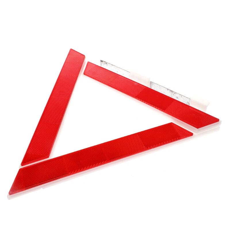 Car Truck Emergency Breakdown Triangle Reflective Safety Hazard Red Warning Sign