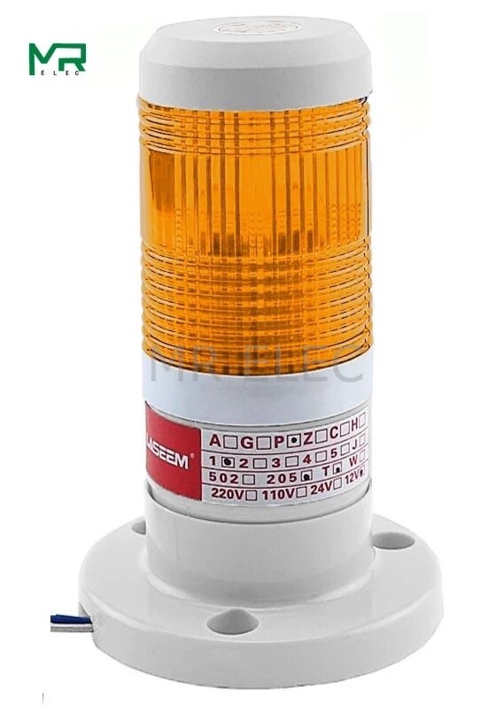 LED Industrial red Yellow blue green Signal Tower Warning Lamp Stack Light Alarm Apparatus 12V 24V 110V 220V