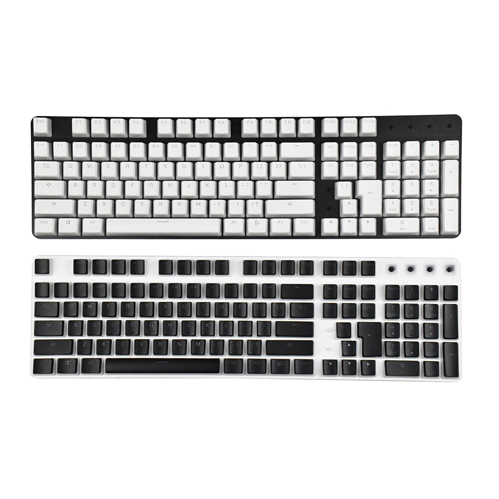 Rgb 104 Keycap Pbt Double Shot Pudding 2 Lagen Doorschijnende Backlit Keycaps Voor Mechanische Gaming Toetsenbord Mx Schakelaars