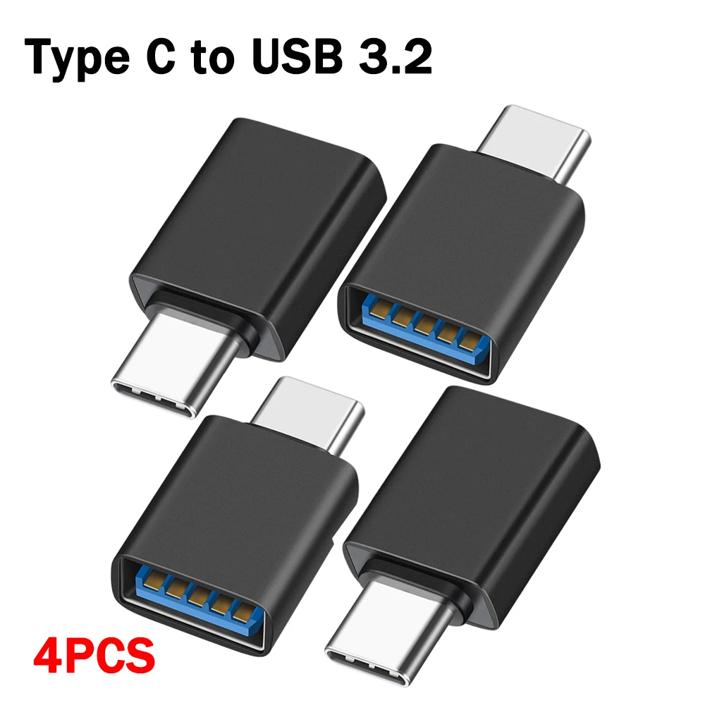 OTG Type-C Male To USB 3.2 Female Mobile Phone Adapters for Cellphone USB Flash Disk Mouse Keyboard Fast Transmission Converters: pink
