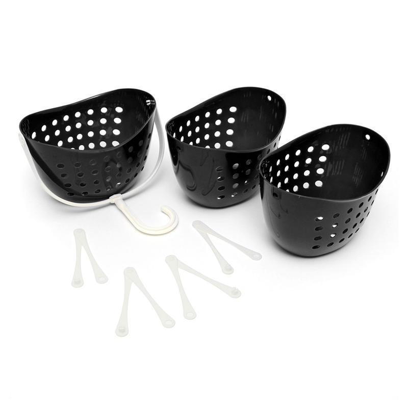 Cesta colgante de ducha de 3 niveles para el baño de caddie: Verde claro