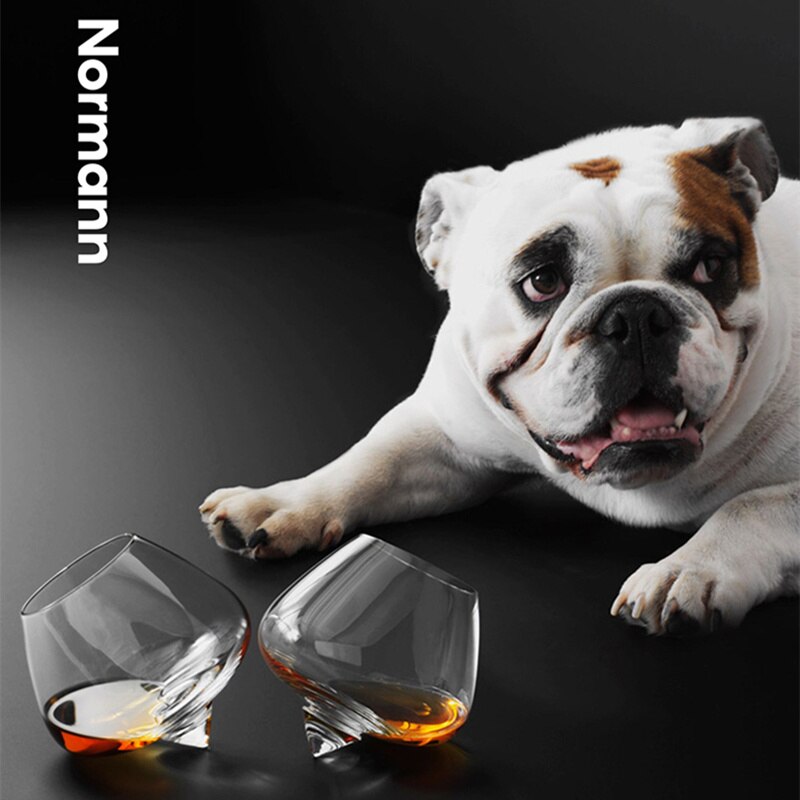 Normann – verre à Whisky en forme de tonneau, pour Whisky, reniflard, pour Liqueur, Cognac, Brandy, verre à vin