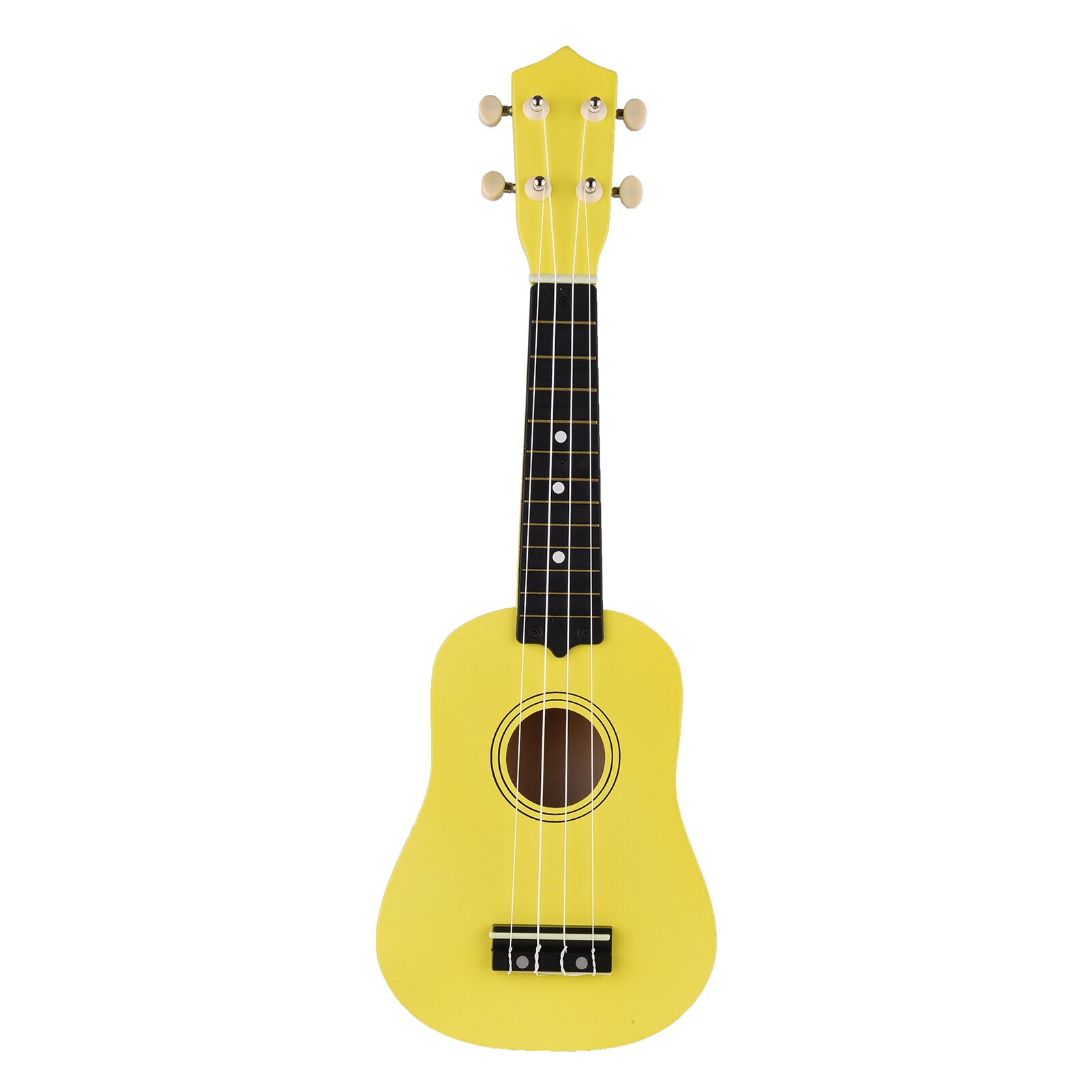 Muslady-ukelele de 4 cuerdas de 21 pulgadas, instrumento Musical de madera, bajo, pequeño, para niños, color Beige