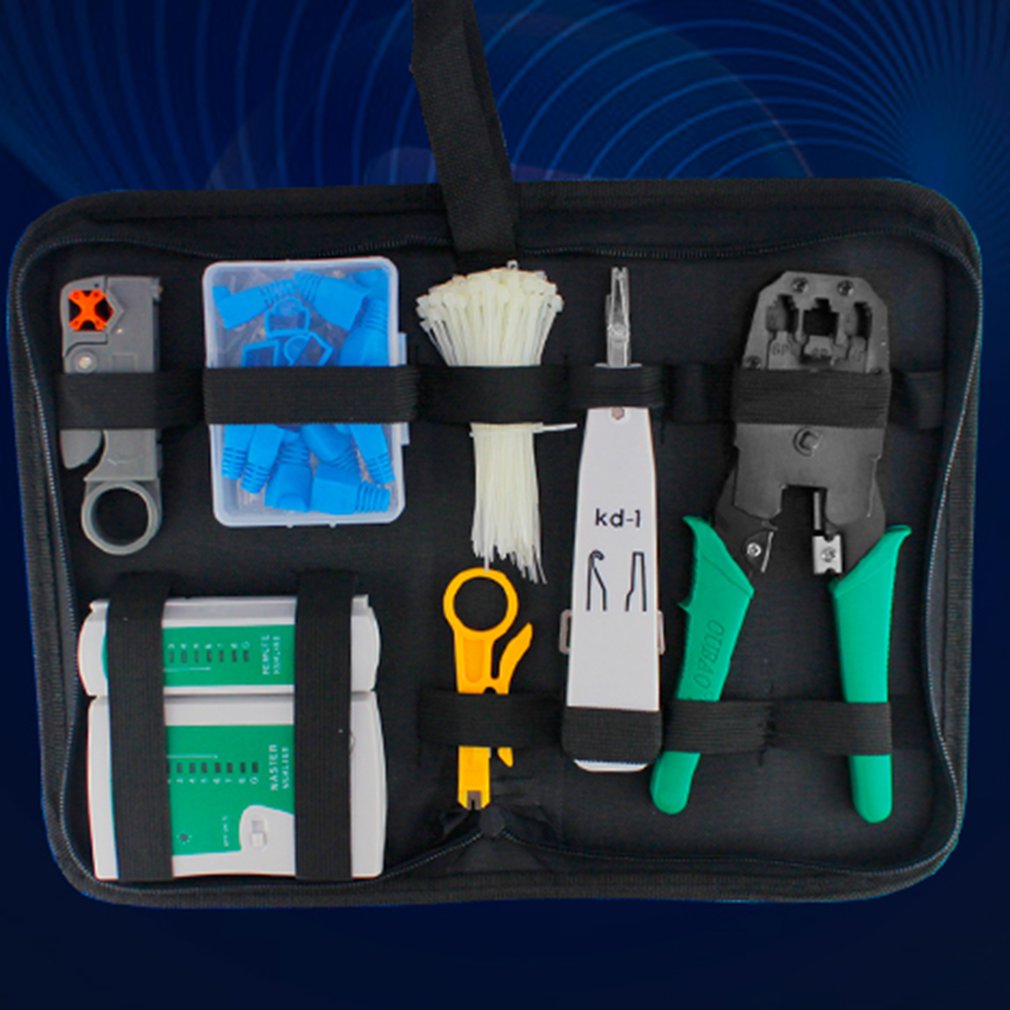 RJ45 Crimping pliers Portable LAN Network Repair Tool Kit Cable Tester AND Plier Crimp Crimper Clamp: YG-P107