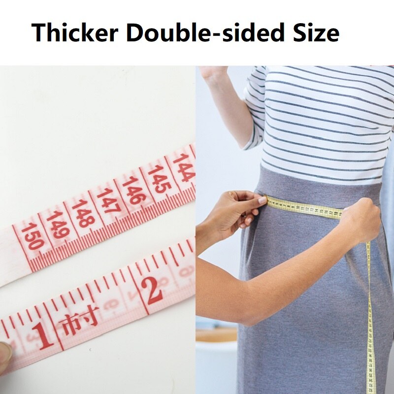 Mesureing Tape Retractable Foot Measure Ruler For Sewing Meter Children's Growth Mini Soft Inch High Precision Double Scale