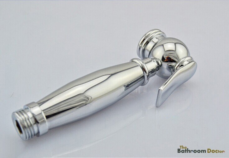 Shattaf douche kit krom jord messing håndholdt bidet spray + holder  + 1.2m slange 02-087