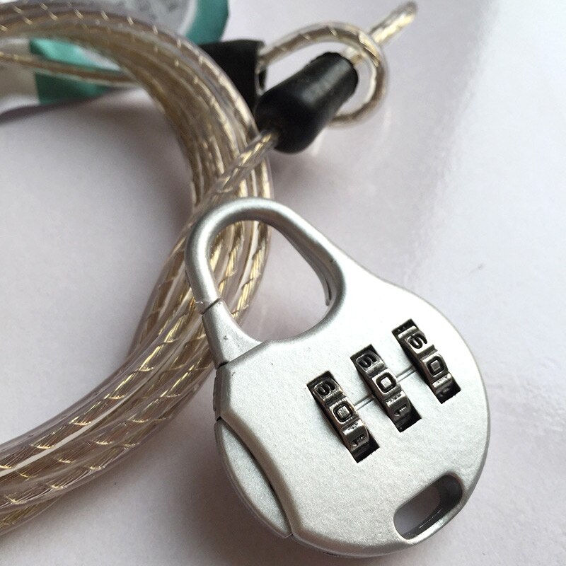 Anti-theft Password Lock Steel Cable Luggage Security Protector Bike Chain Locks Backpack Padlock Cabinet Locks Anti-theft Lock