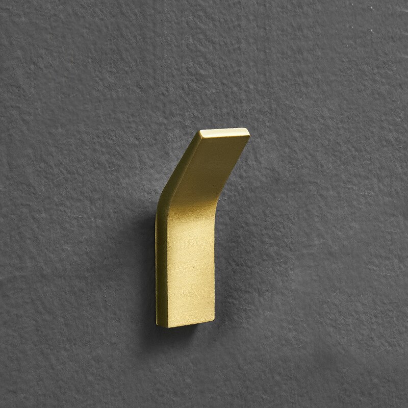 Black Robe Hook Wall Hook Towel Hook for Bathroom Coat Hook Rustproof Hook Hanger Clothes Hangers for Kitchen Hardware Bathroom: Gold 1PCS