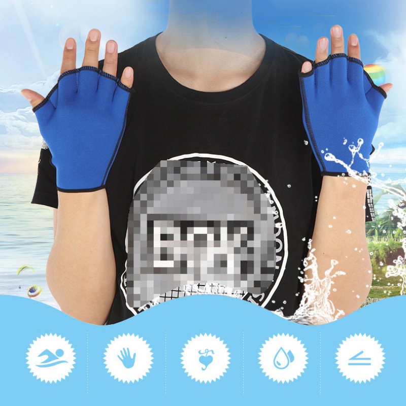Water Aerobics Jogger Swimming Surfing Diving Webbed Paddle Gloves Training Water Aerobics Resistance Gloves