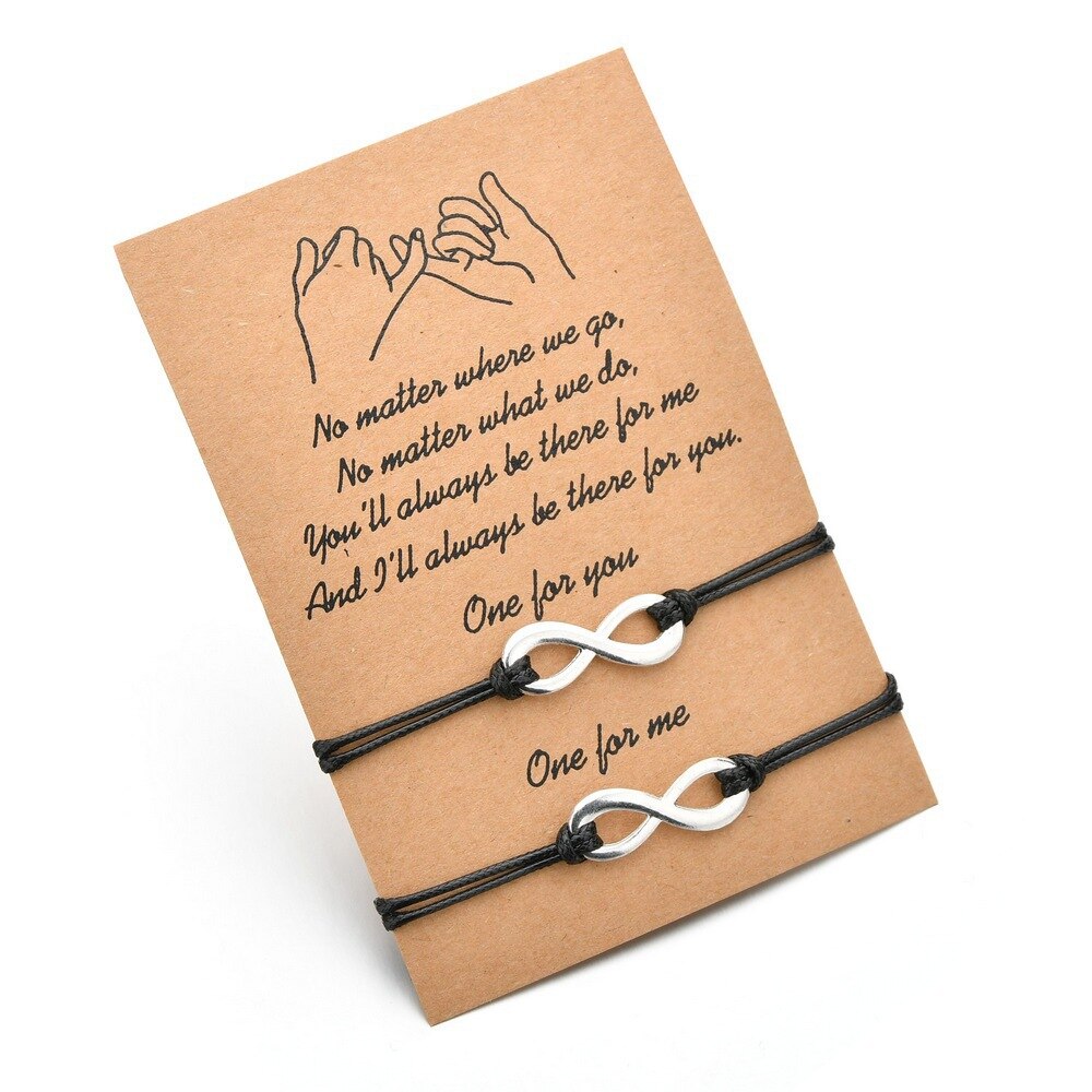 Beste Vriend Armband Pinky Promise Armband Vriendschap Armband Voor 2 Verstelbare Bijpassende Armbanden Vriendschap