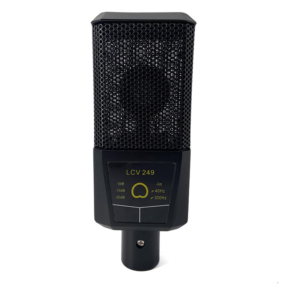Condenser Recording Microphone Square Multi-function Microphone with Shock mounts