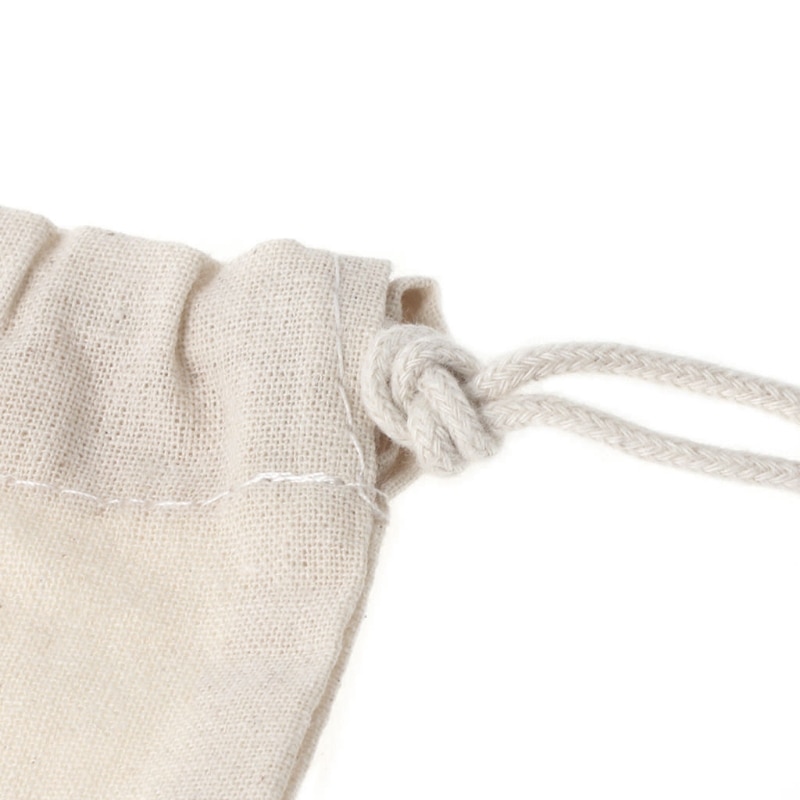 Natuurlijke katoenen trekkoordtas, opbergzak, wasgoed, kledingafwerking, trekkoordtassen, handtas