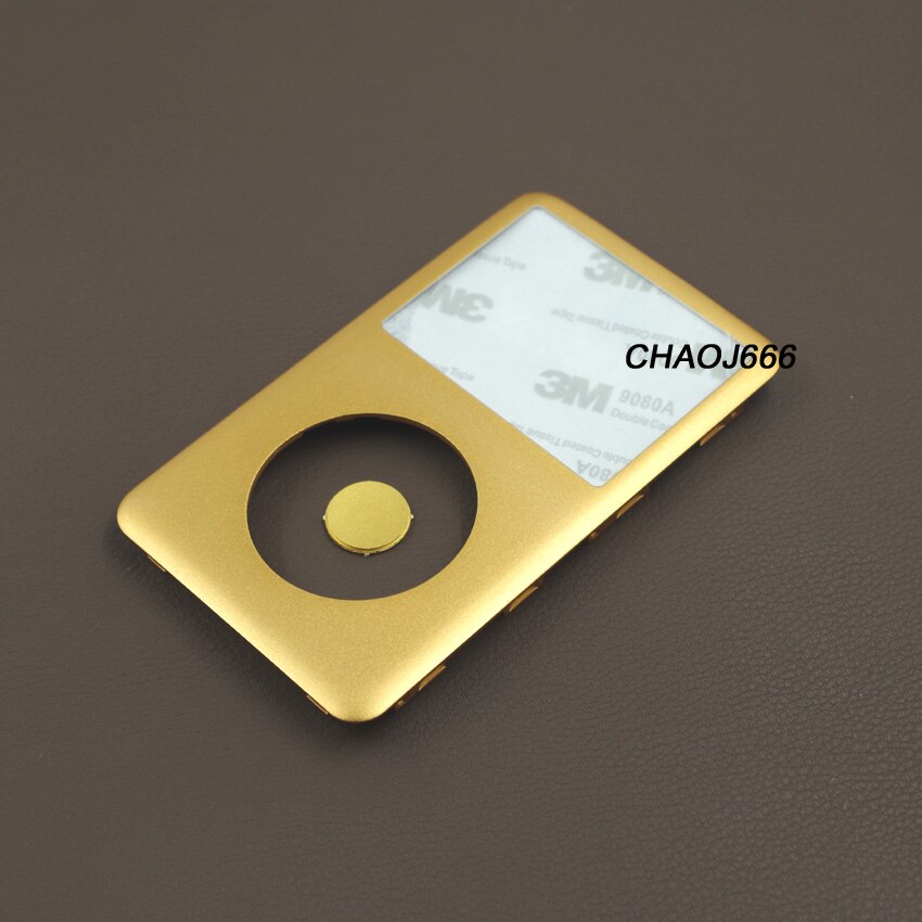Colorful Anteriore della Piastra Frontale Fascia Clickwheel Centro Tasto Custodia Kit Copertura di Caso per iPod 6th 7th Classic 80GB 120GB 160GB: Gold
