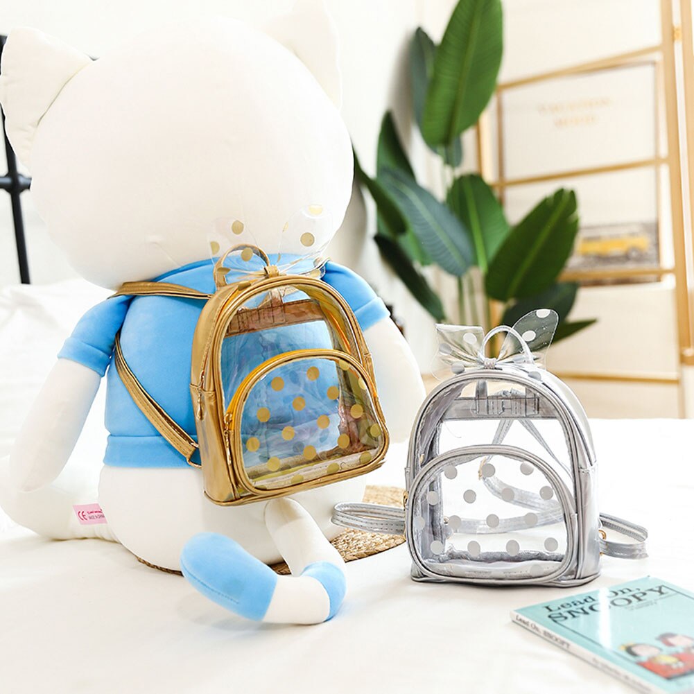 Brand Kids Baby Girls Everyday Mini Backpack Cute Toddler Infant Clear Transparent Kindergarten Book School Daypack Bag