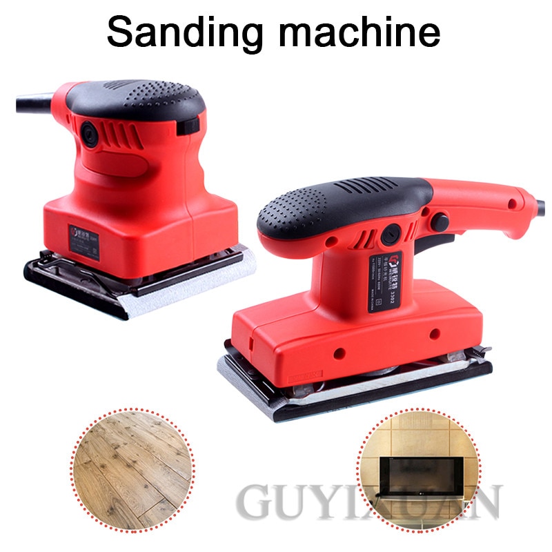 Industrial Electric Sander Small flat sanding paper machine Putty wall polishing machine Multifunctional woodworking tools