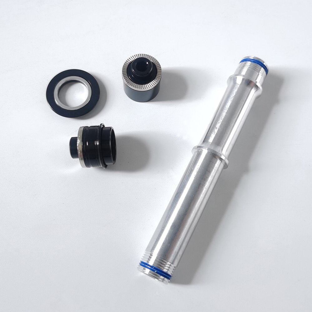 Eje de reemplazo para Novatec F482SB F482SB-SL, Kits de conversión de buje trasero de bicicleta de carretera, eje QR con tapas de extremo, núcleo de aleación: Axle and End Caps