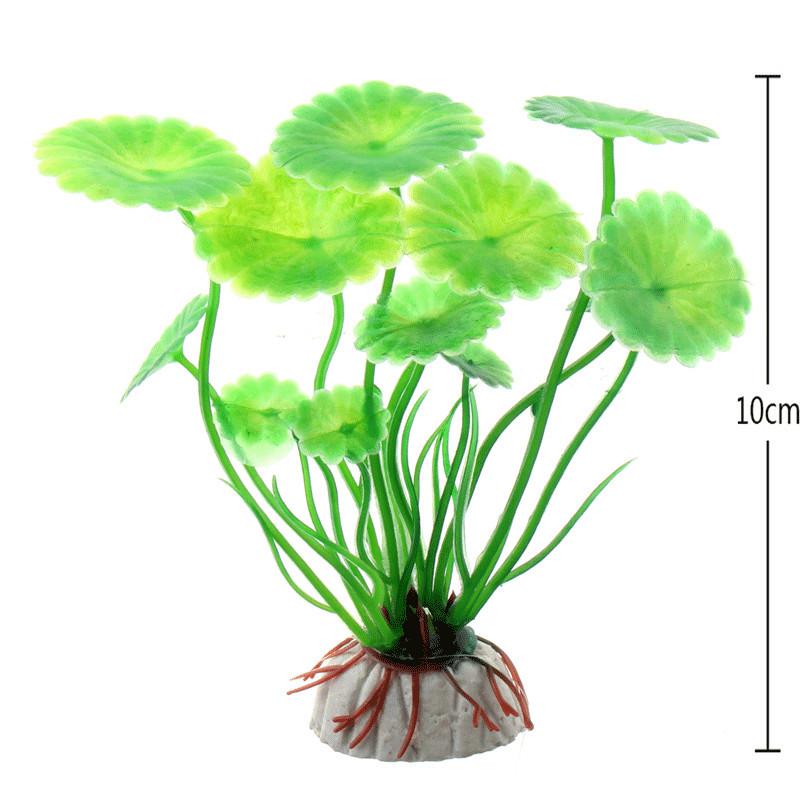 Bedste pris kunstig akvarie plante dekoration akvarium dykbar blomst græs ornament 10 stile valgfri 10-30cm: 183 grønne