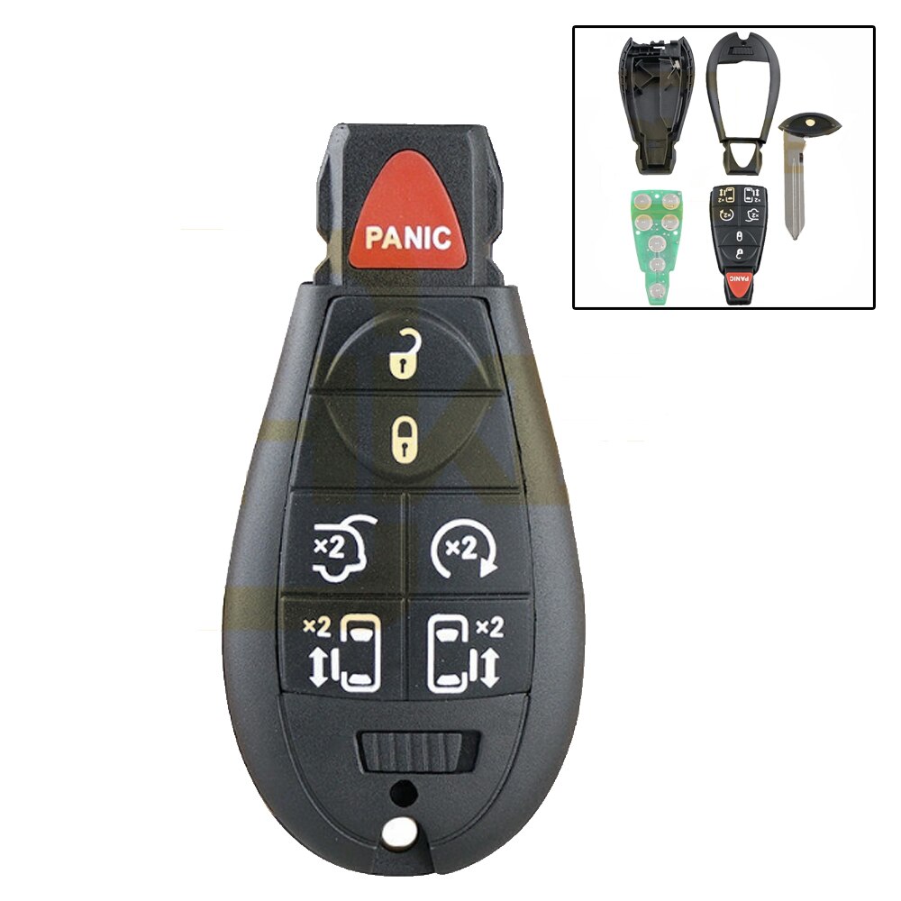 Car Remote Key Fob Shell for Dodge Grand Caravan Chrysler Town & Country