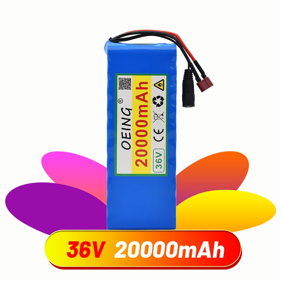 Nieuwste originele 36v 20ah 10 s 2p 18650 oplaadbare batterijpack 20000 mah, aangepaste fietsen, elektrische voertuigen 42v bescherming