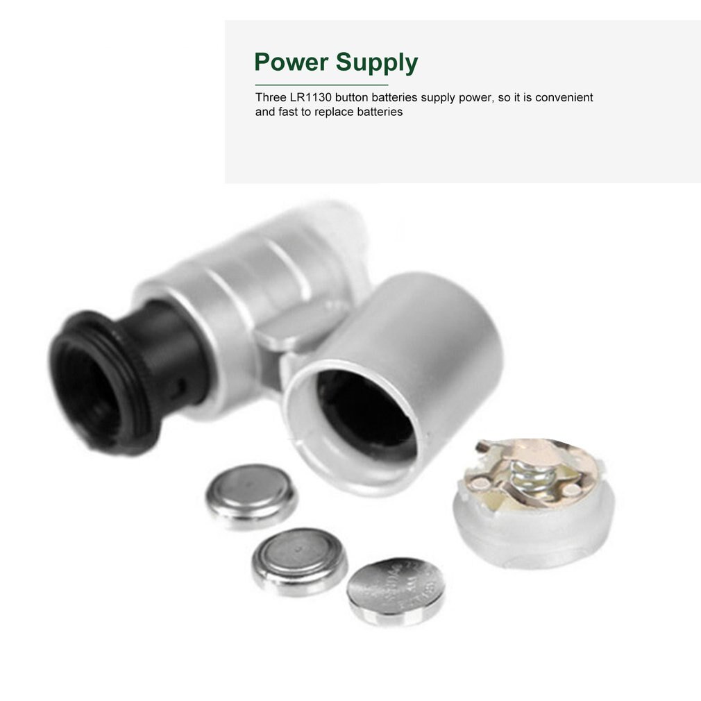 60X Universal LED Mobile Phone Microscope Magnifier Macro Lens Optical Zoom With Micro Camera Clip Optical Instrument with Bag