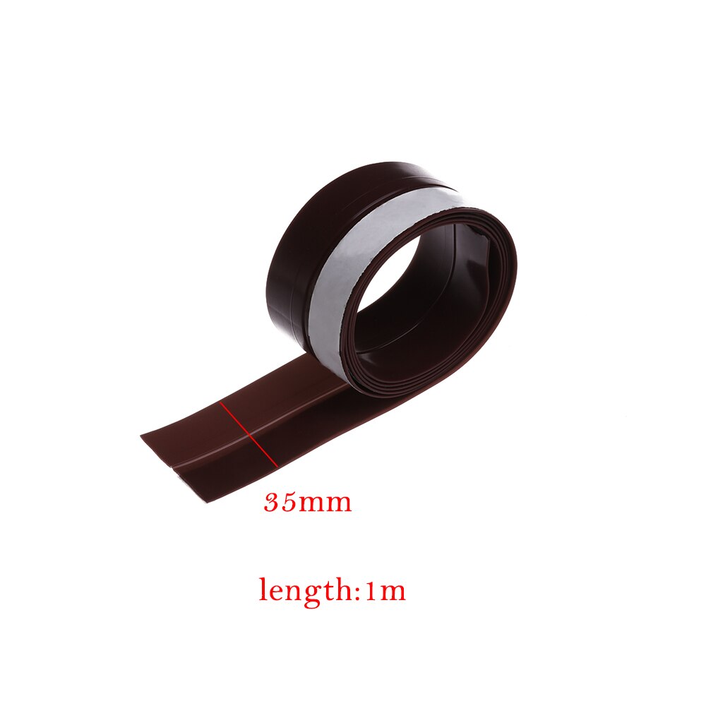 1Pcs 35mm Frameless Window Sliding Door Seals Sliding Sealing Strips Weatherstrip Draft Stopper For Door Silicon Rubber